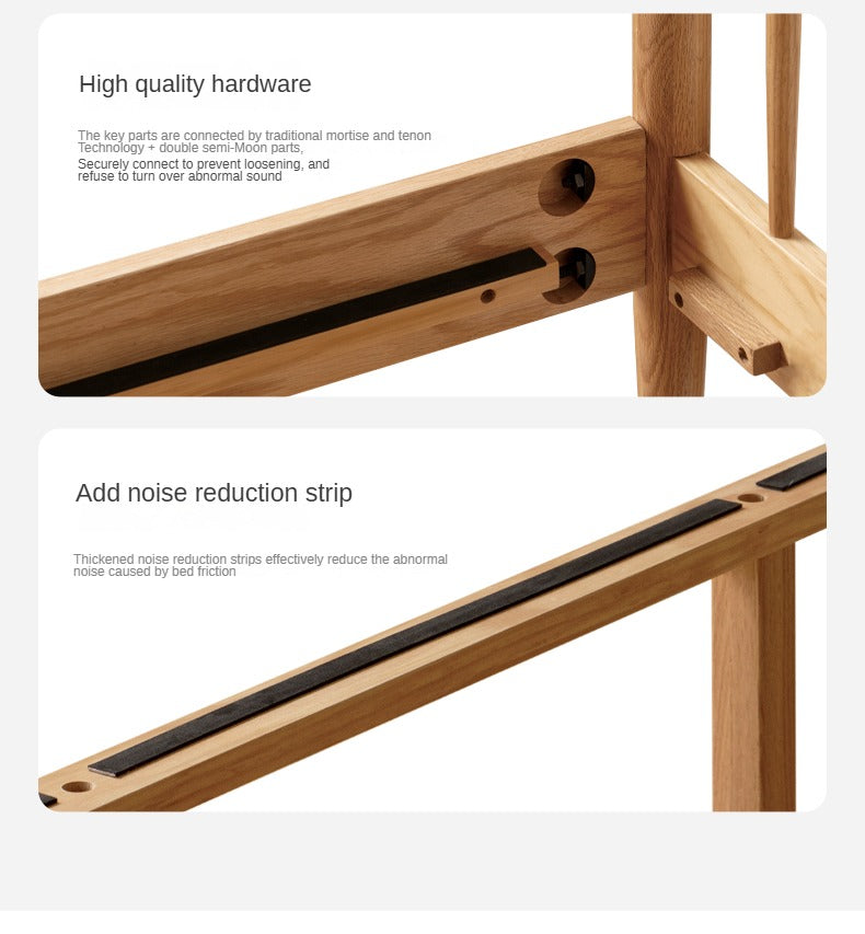 Oak, Beech Solid Wood Windsor Bed