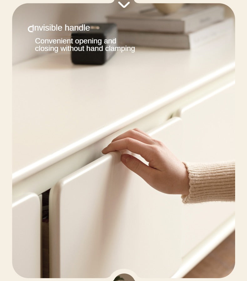 Poplar Solid Wood TV Cabinet with Drawers.