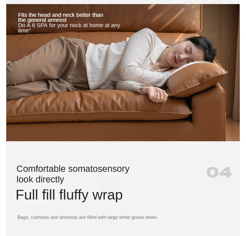 Fabric High Back Straight Sofa Modern.