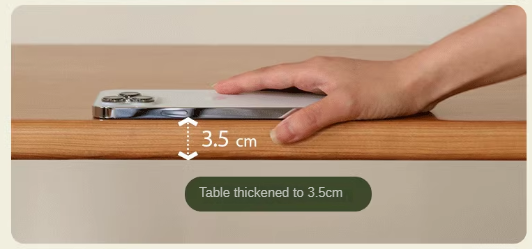 Cherry Solid Wood Retractable French Retro Dressing Table.