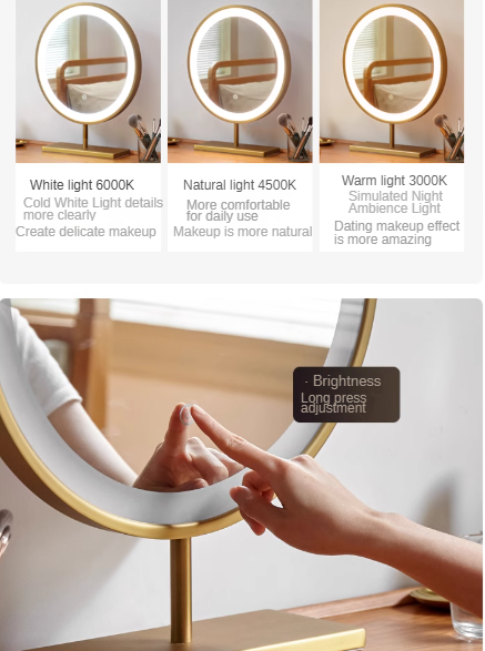 Oak Solid Wood Retro Style Retractable Dressing Table.