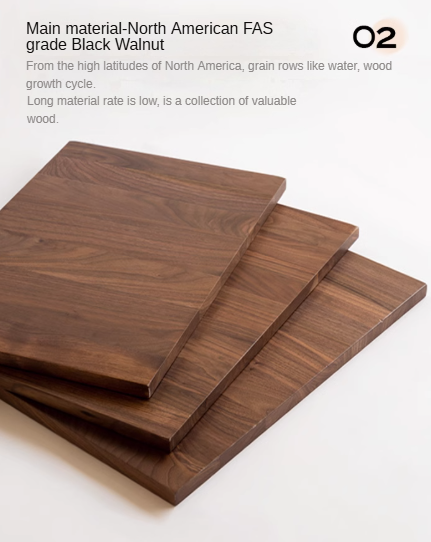 Black Walnut, Sandalwood Solid Wood Lighted Dressing Table.