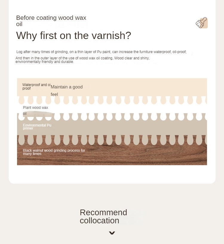 Oak, Black Walnut Solid Wood Tea Cabinet Kettle Integrated Side Cabinet