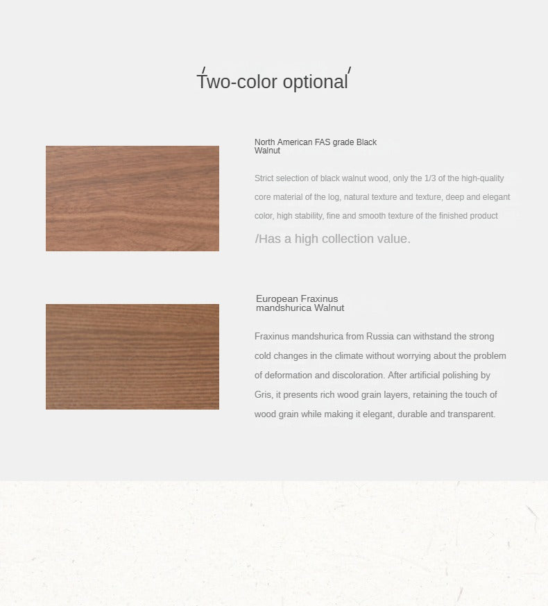 Black Walnut, Ash Solid Wood Flip Dressing Table.