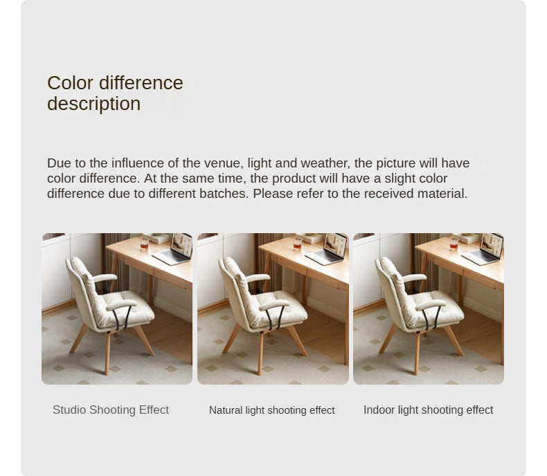 Beech Solid Wood Rotating Chair Technical Fabric.