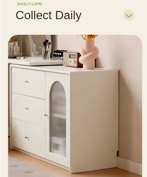 Poplar, Solid Rubberwood French Cream Style Retractable Dressing Table.
