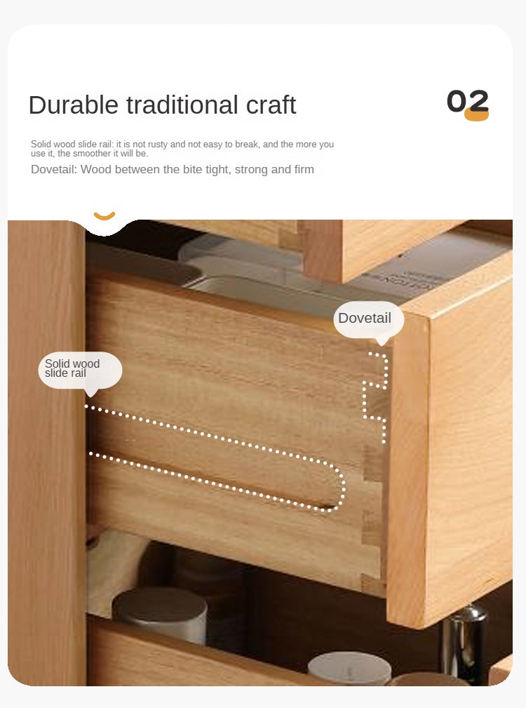 European Beech Solid Wood Telescopic Dressing Table.