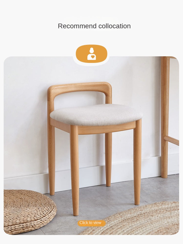 European Beech Solid Wood Telescopic Dressing Table.