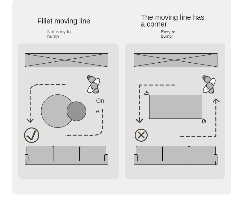 Black Walnut, Teak Solid Wood Round Coffee Table Italian Light Luxury.