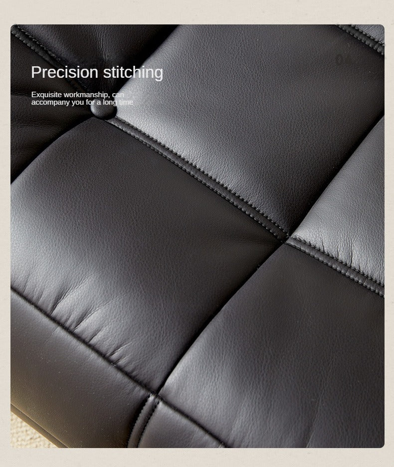 Ecological cloud leather lazy chair medieval style