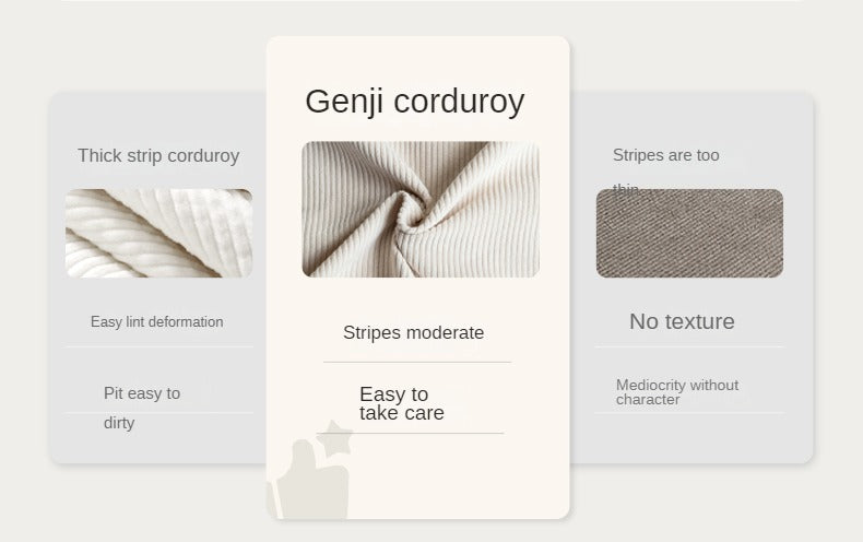 Fabric Sofa armChair corduroy