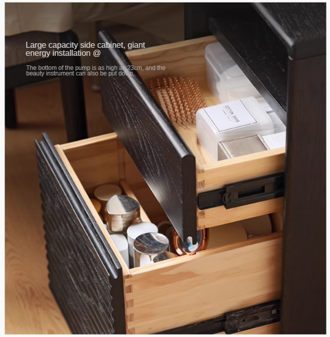 Oak Solid Wood Telescopic Dressing Table.
