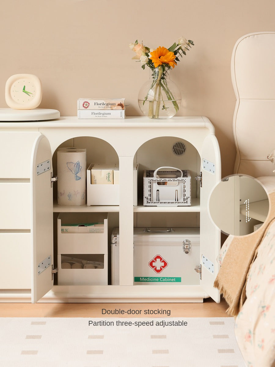 Poplar, Solid Rubberwood French Cream Style Dressing Table.