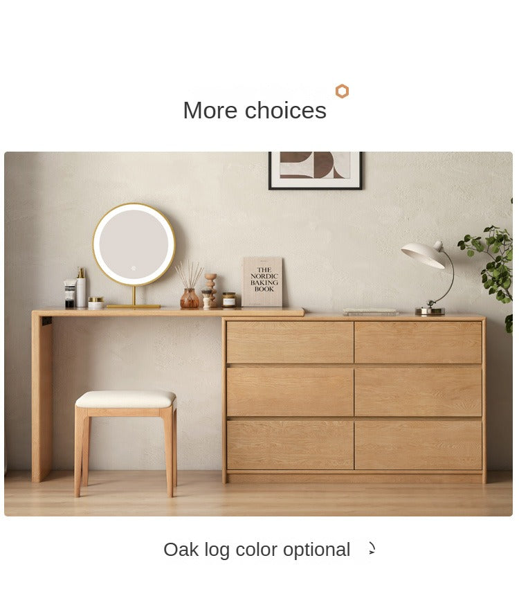 Poplar Solid Wood Dressing Table.