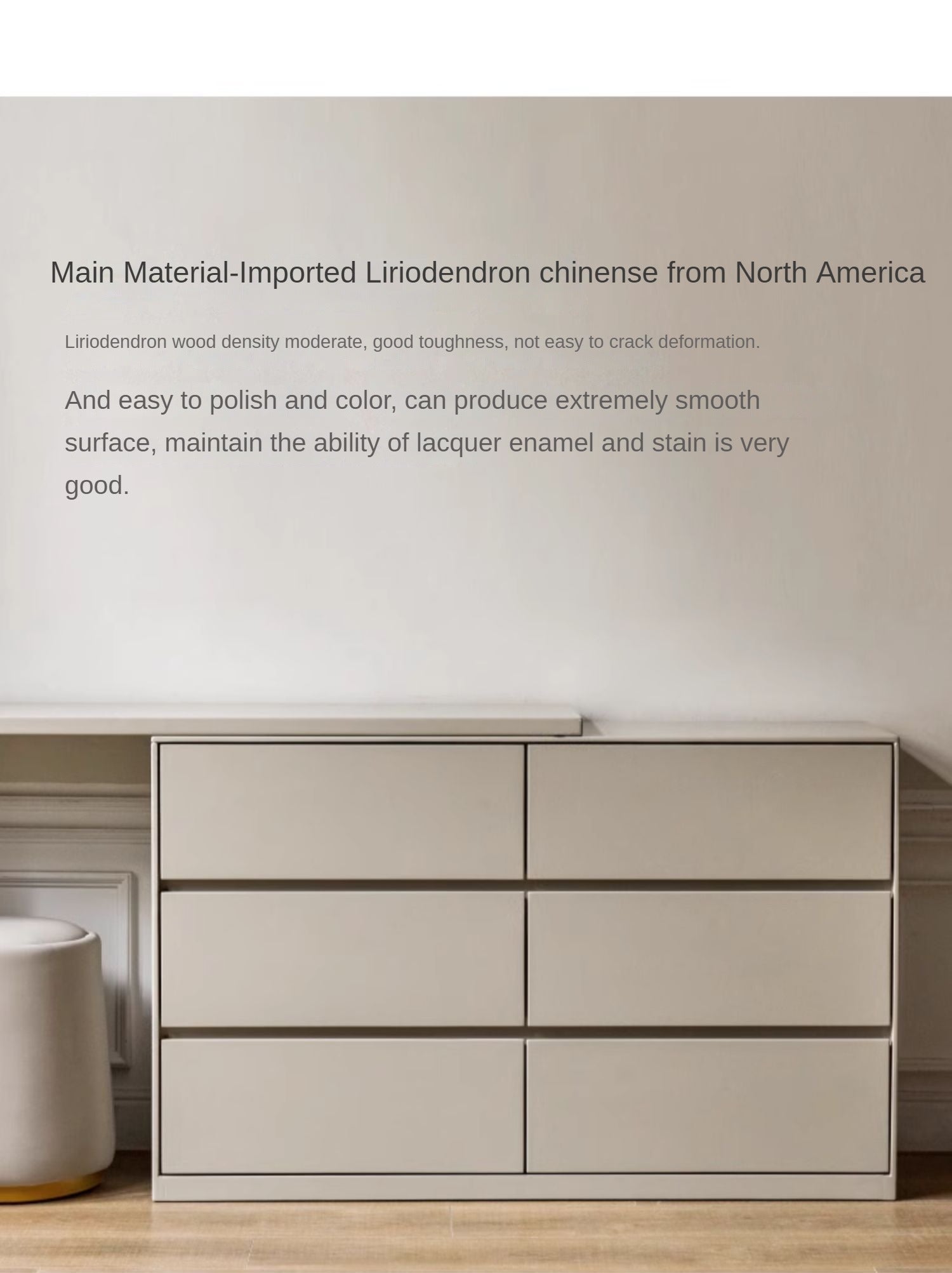 Tulipwood Solid Wood Vanity Table.