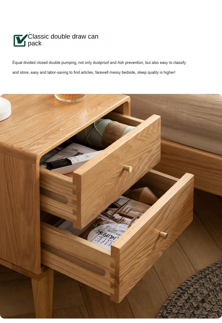 Beech, Oak, Ash solid wood Nightstand