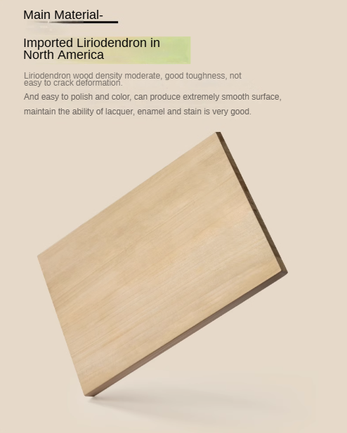 Tulipwood Solid Wood, Solid RubberWood Warm White Two-Drawer Nightstand.