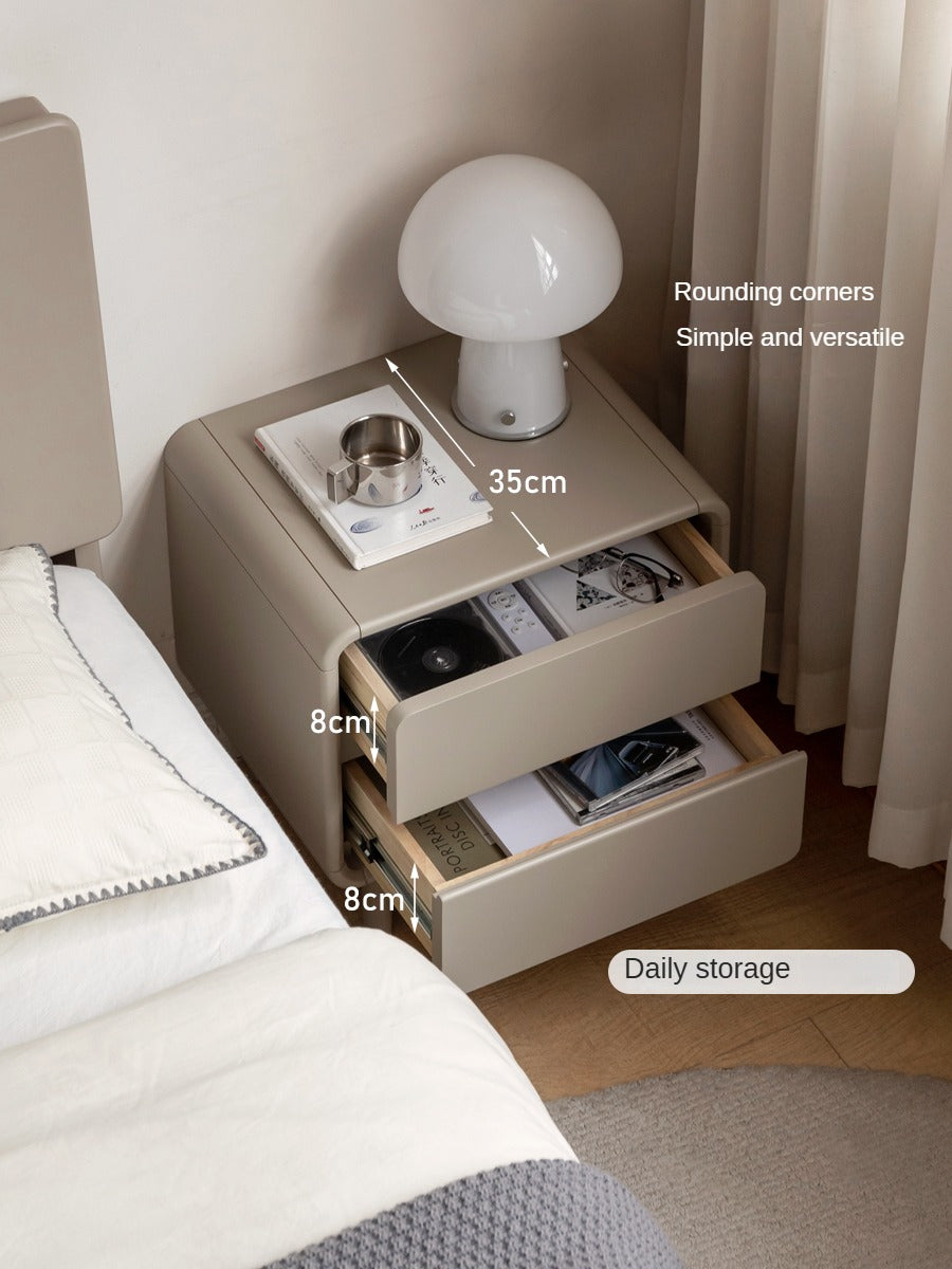 Tulipwood Solid Wood Nightstand Light Luxury.