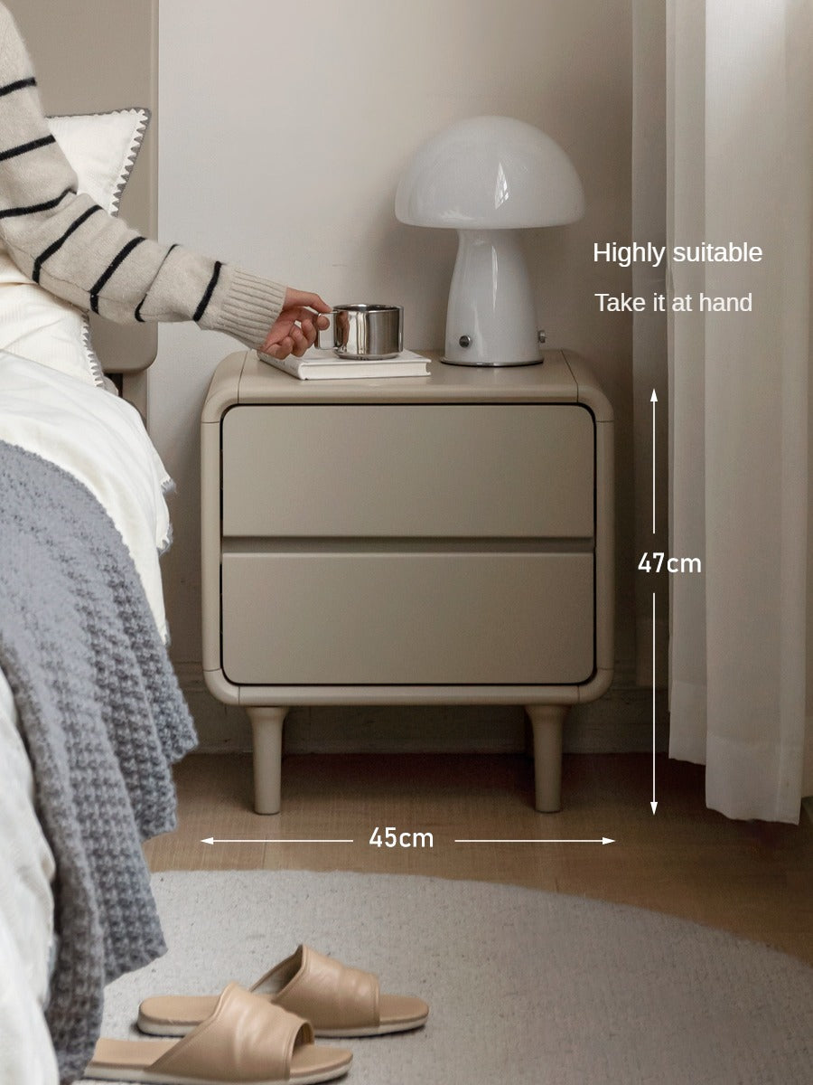 Tulipwood Solid Wood Nightstand Light Luxury.