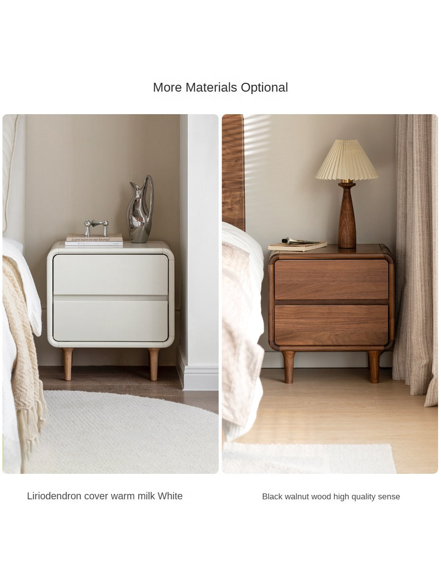 Tulipwood Solid Wood Nightstand Light Luxury.