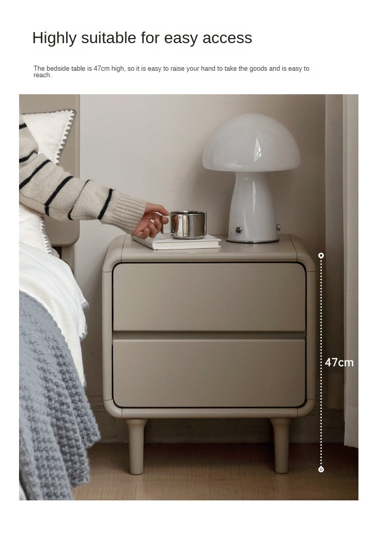 Tulipwood Solid Wood Nightstand Light Luxury.