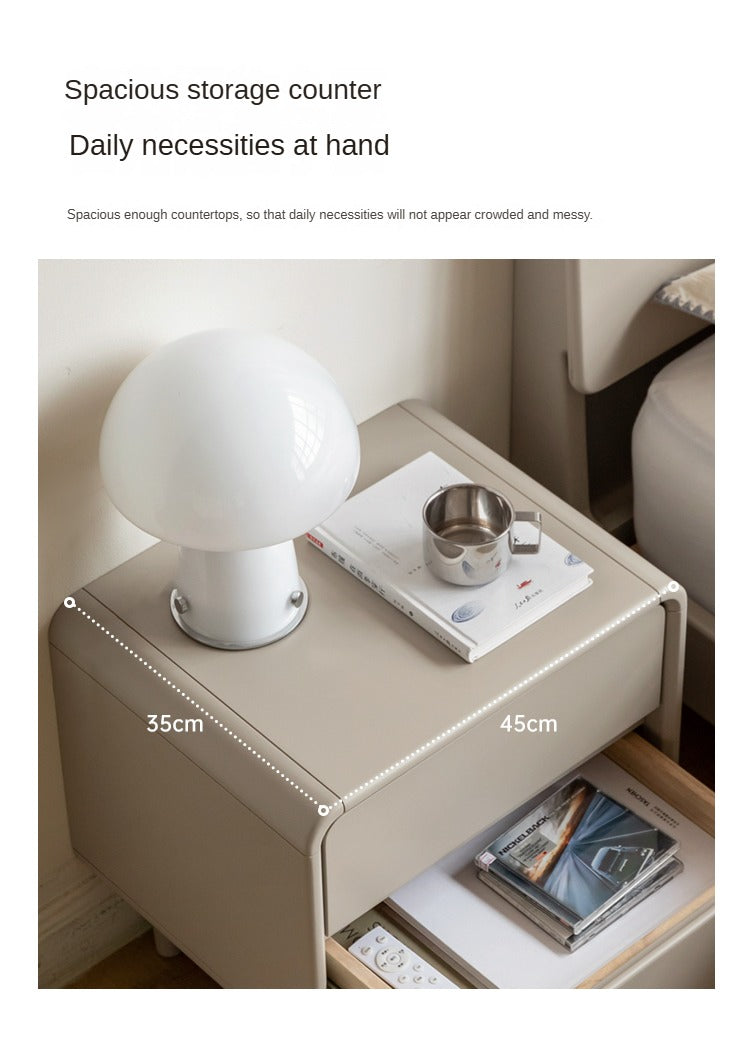 Tulipwood Solid Wood Nightstand Light Luxury.