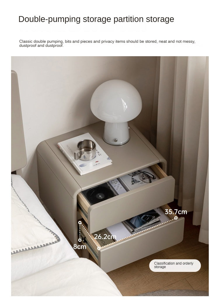Tulipwood Solid Wood Nightstand Light Luxury.
