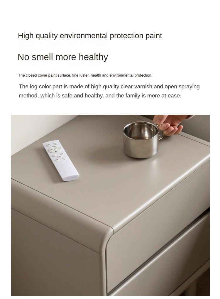 Tulipwood Solid Wood Nightstand Light Luxury.