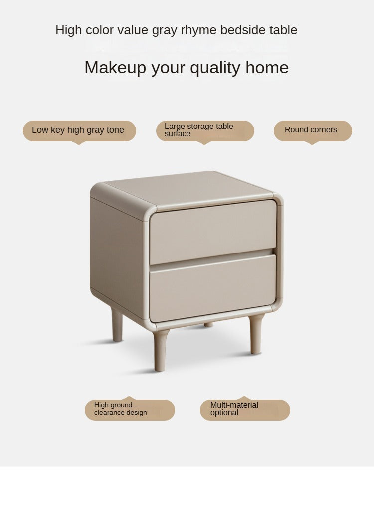 Tulipwood Solid Wood Nightstand Light Luxury.