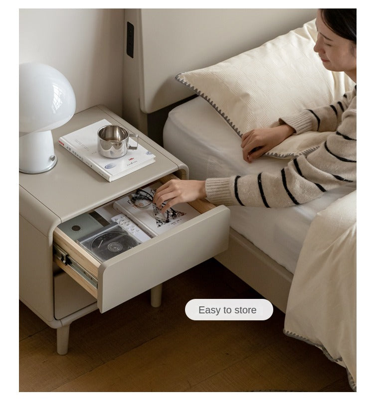 Tulipwood Solid Wood Nightstand Light Luxury.