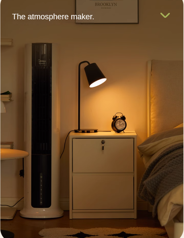 Solid Rubberwood Nightstand.