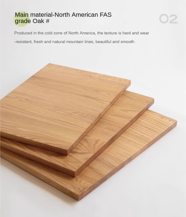 Oak, Ash Solid Wood Scandinavian Wardrobe.