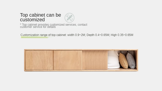 Oak Solid Wood Wardrobe Sliding Door.