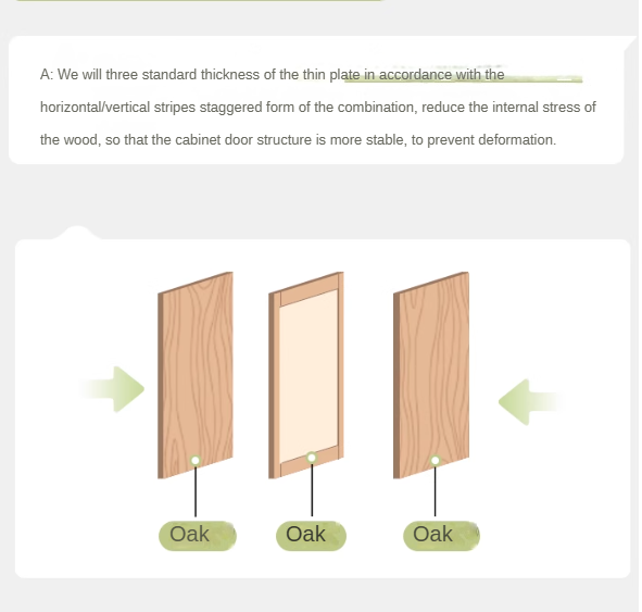 Oak Solid Wood Double Door Wardrobe.