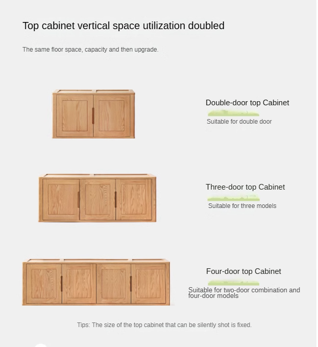 Oak Solid Wood Narrow Wardrobe.