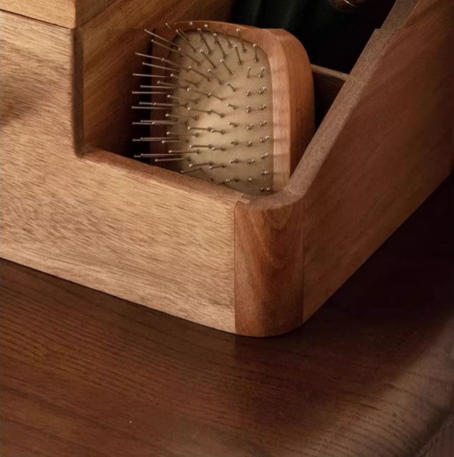 Black Walnut, Acacia Solid Wood Multi-Functional Tissue Box