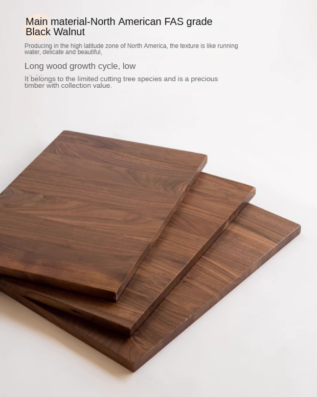 Black Walnut Solid Wood Wardrobe Combination.