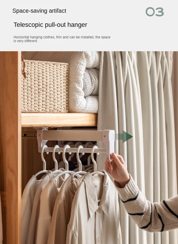 Solid RubberWood, Oak Solid Wood Wardrobe Thin Cloth Curtain.