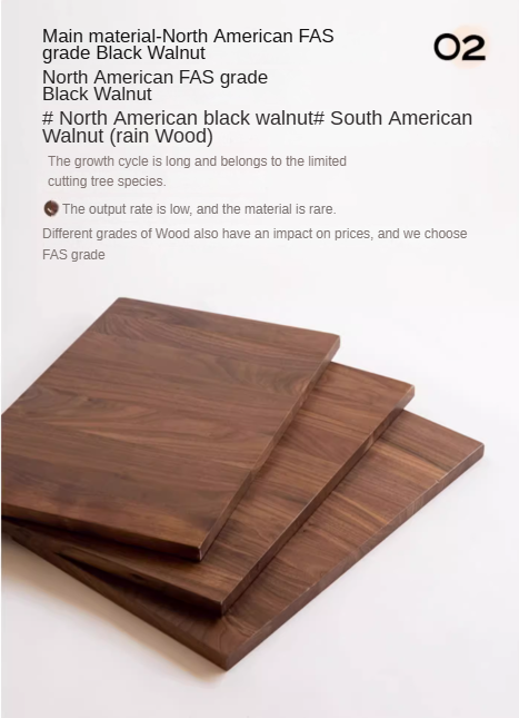 Black Walnut Solid Wood Wardrobe.