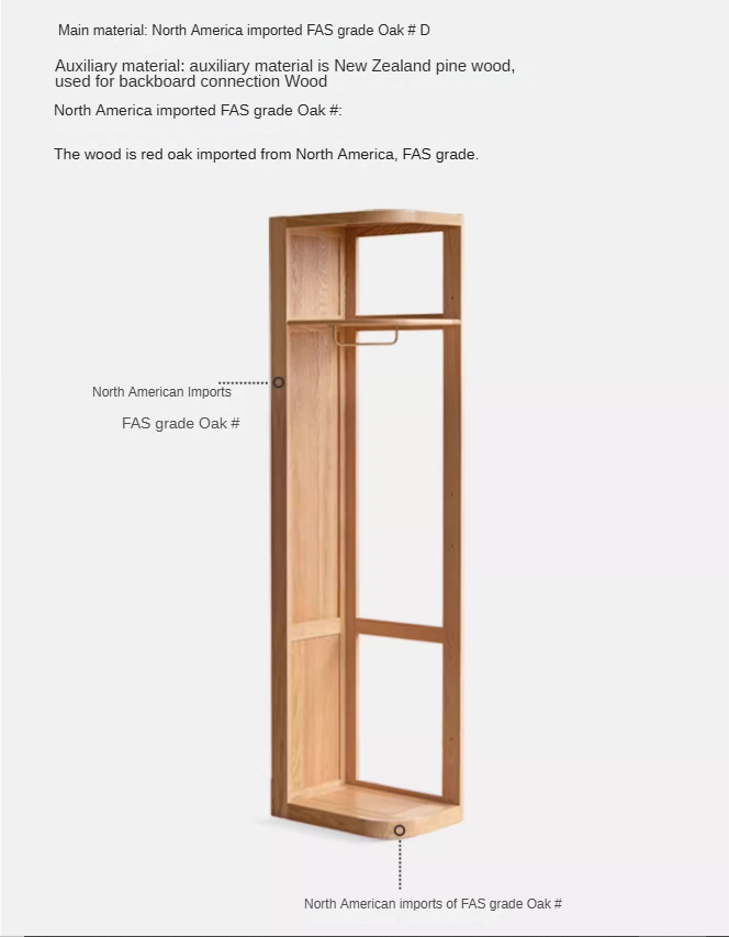 Oak, Cherry Solid Wood Corner Triangle Cabinet Corner Wardrobe.
