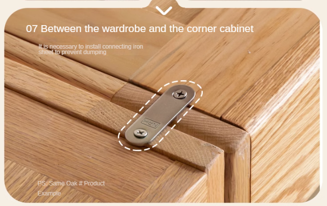 Poplar Solid Wood White Corner Cabinet.