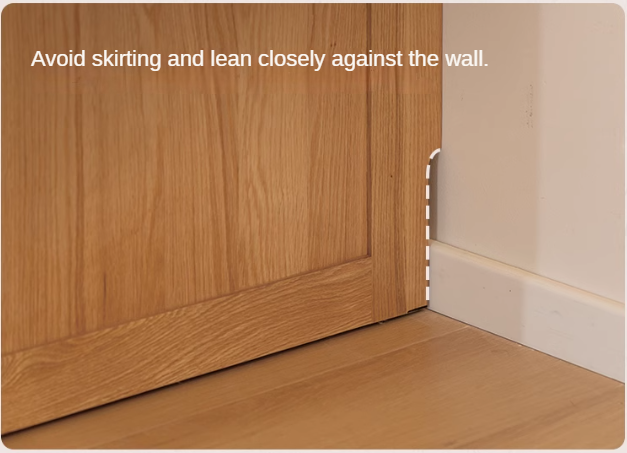 Oak Solid Wood Modern Wardrobe Free Combination.