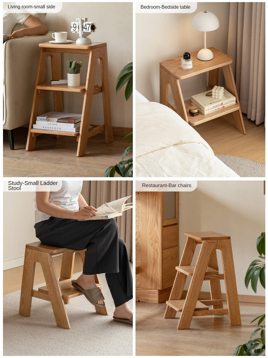 Oak Solid Wood Step Stool