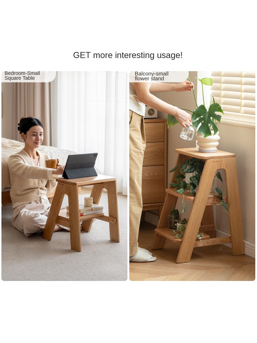 Oak Solid Wood Step Stool