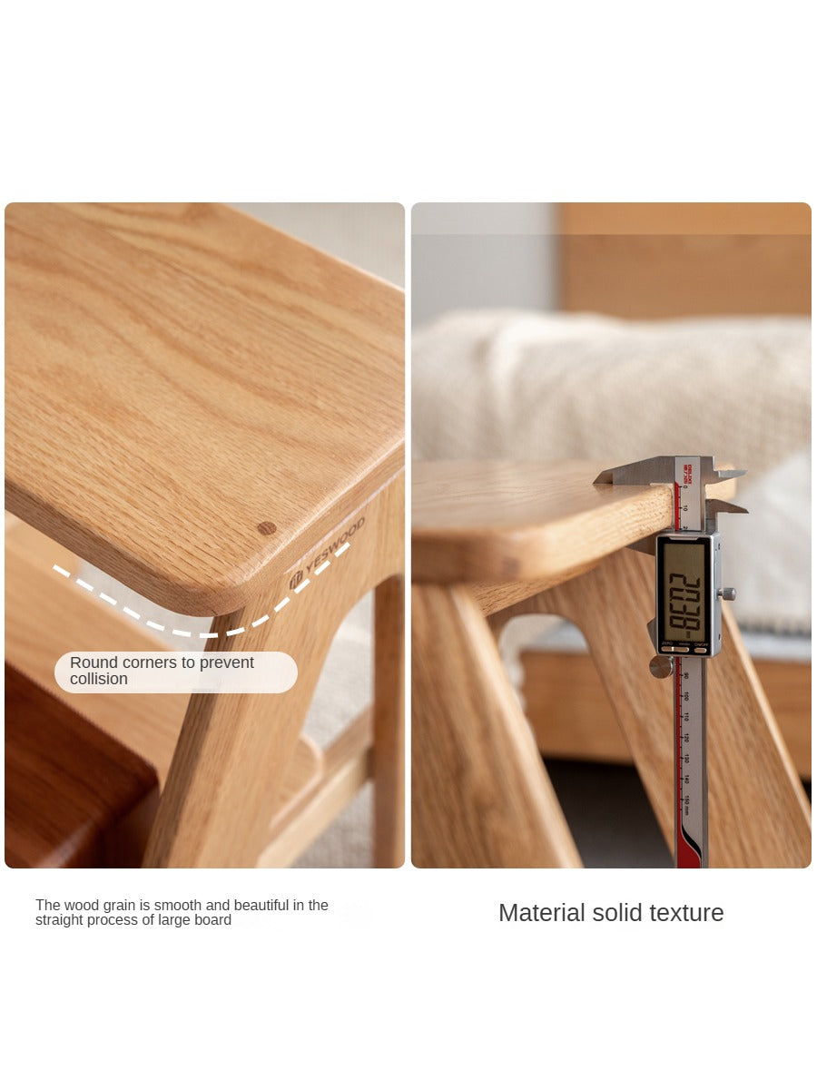 Oak Solid Wood Step Stool