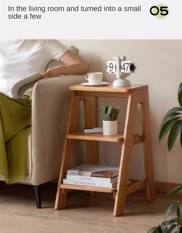 Oak Solid Wood Step Stool