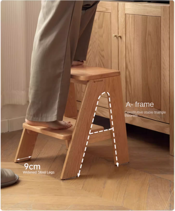 Oak Solid Wood Step Stool