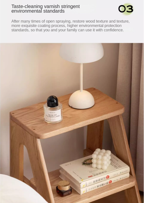 Oak Solid Wood Step Stool