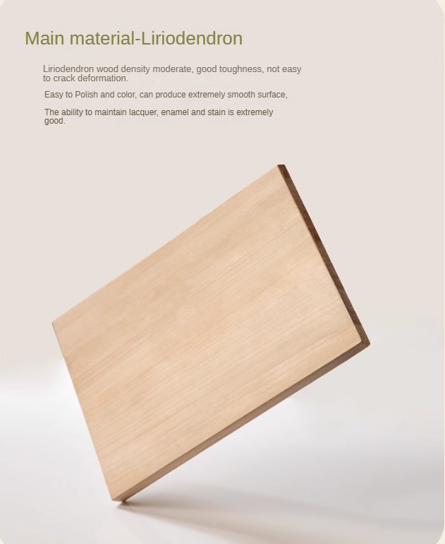 Solid Rubberwood White Drawer Storage Cabinet