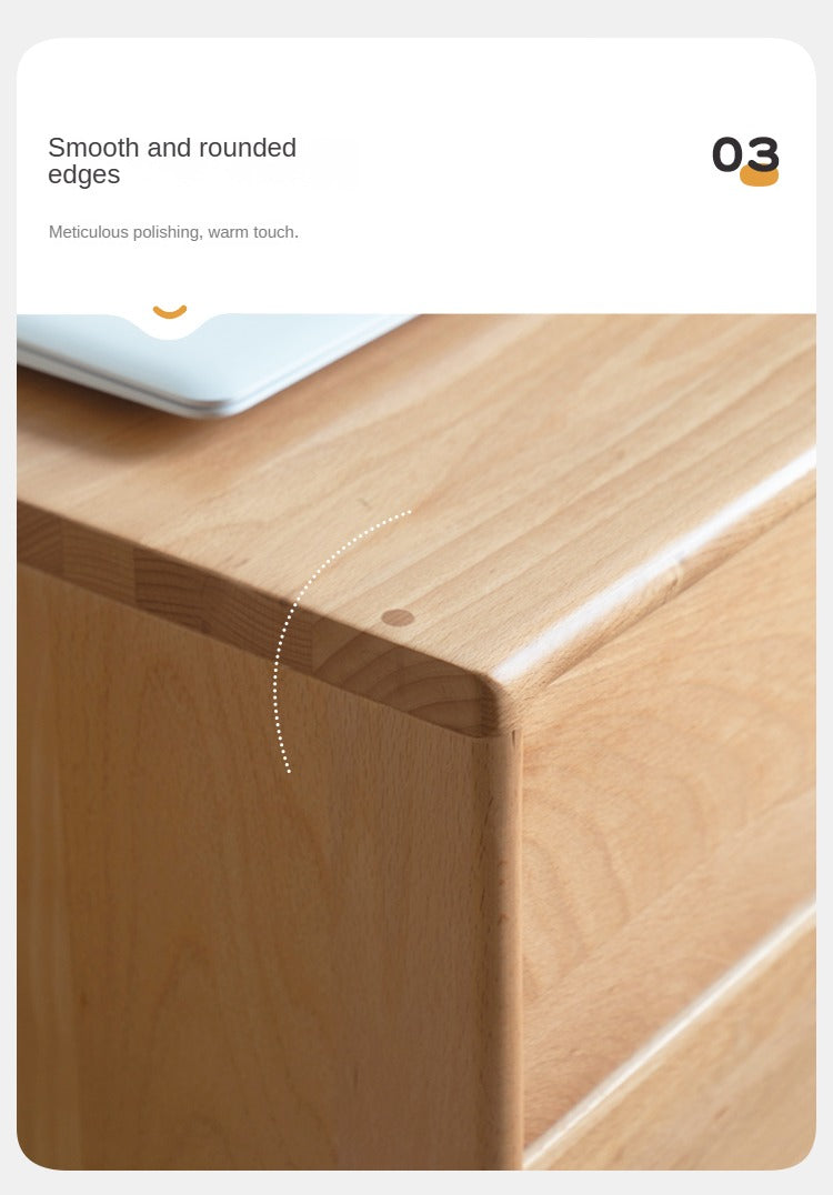 European Beech Chest of Drawers Combination